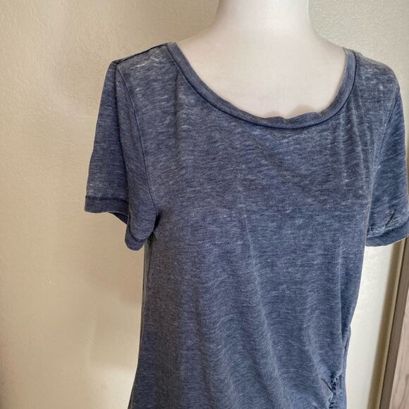 NWT Susina medium ruched burnout tee - Picture 4 of 6